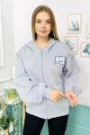 158951 Kapsonlu Sardonlu Sweatshirt